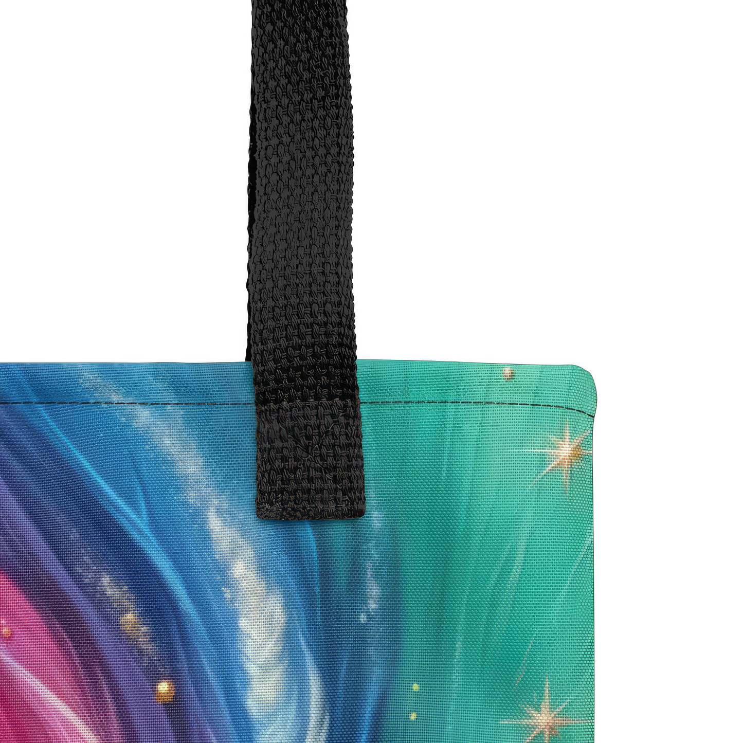 Abstract Art Tote Bag: Harmonic Hues