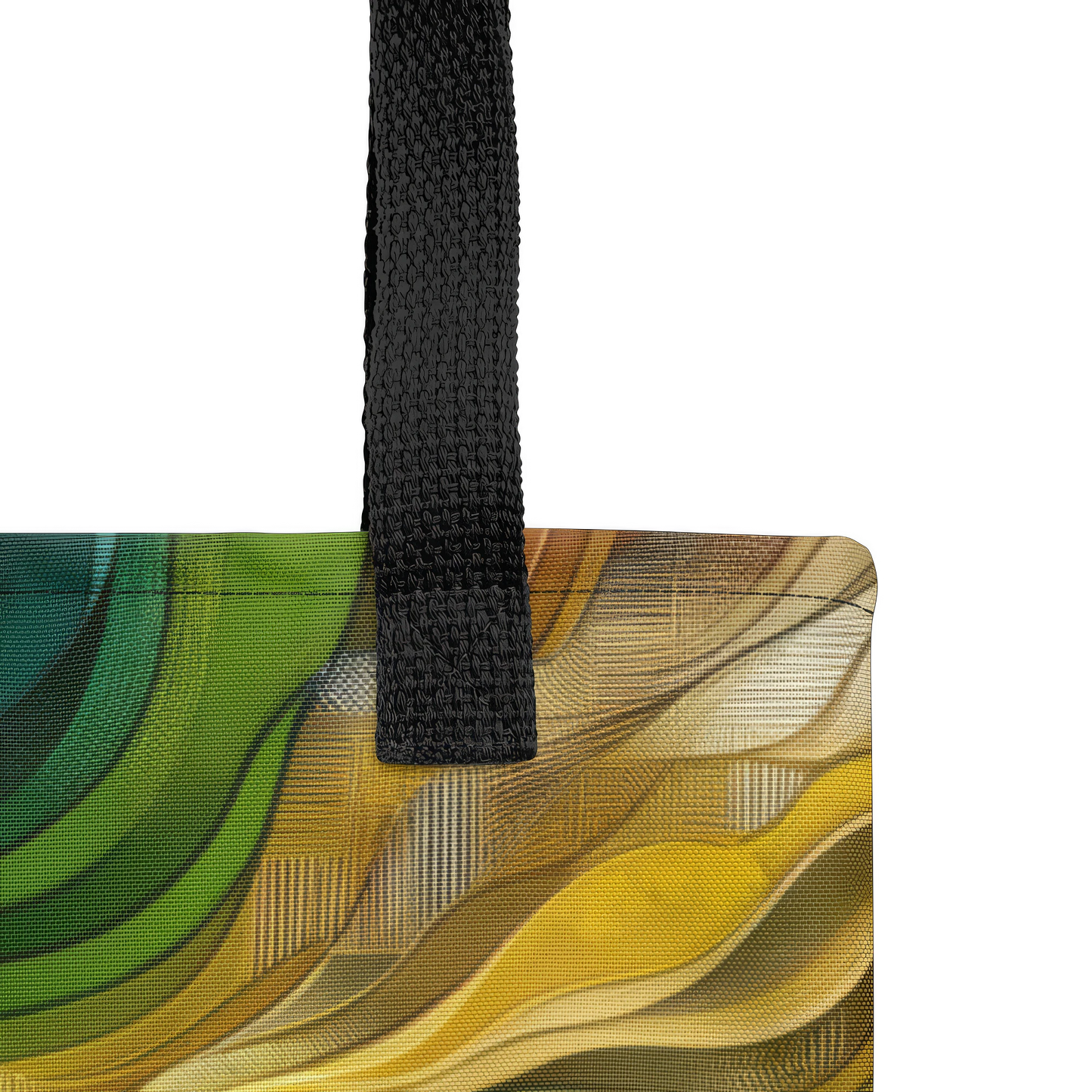 Abstract Art Tote Bag: Adaptive Rhythms