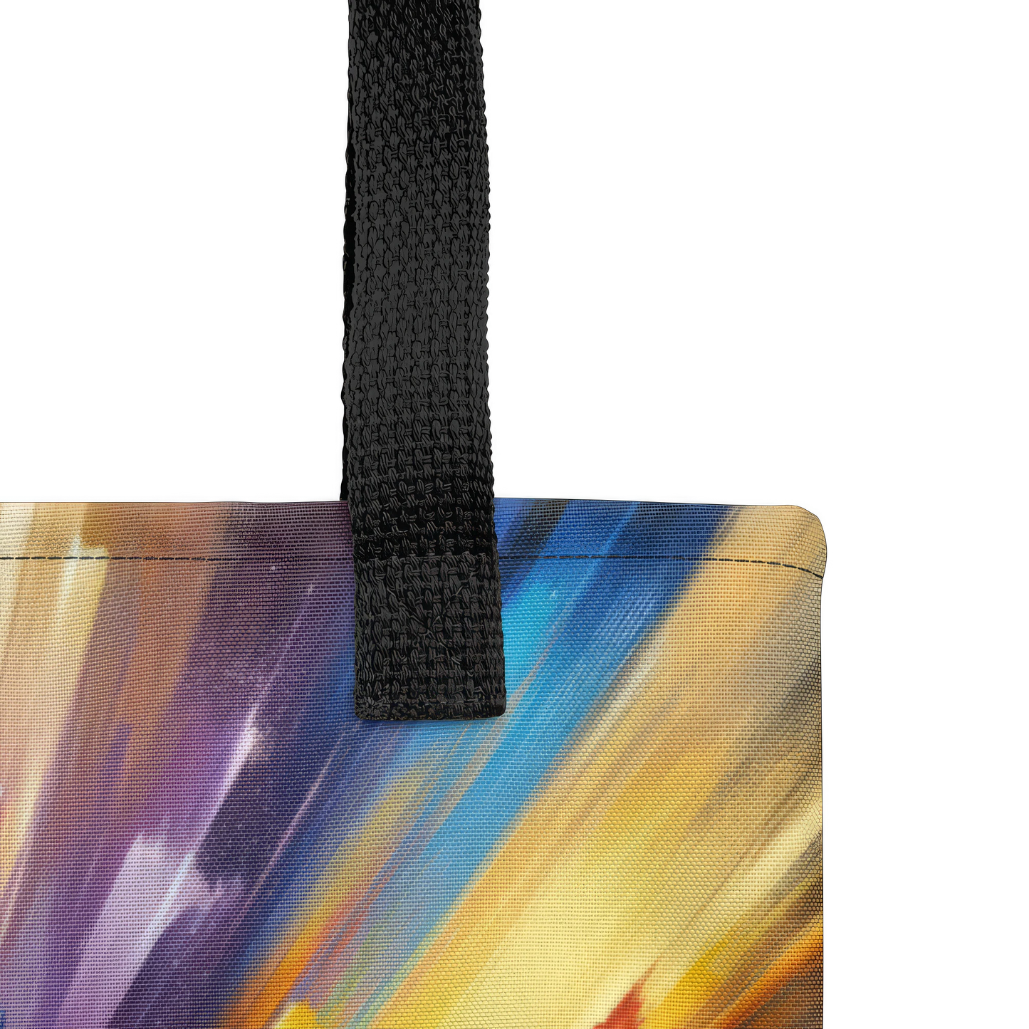 Abstract Art Tote Bag: Inquisitive Spectrum