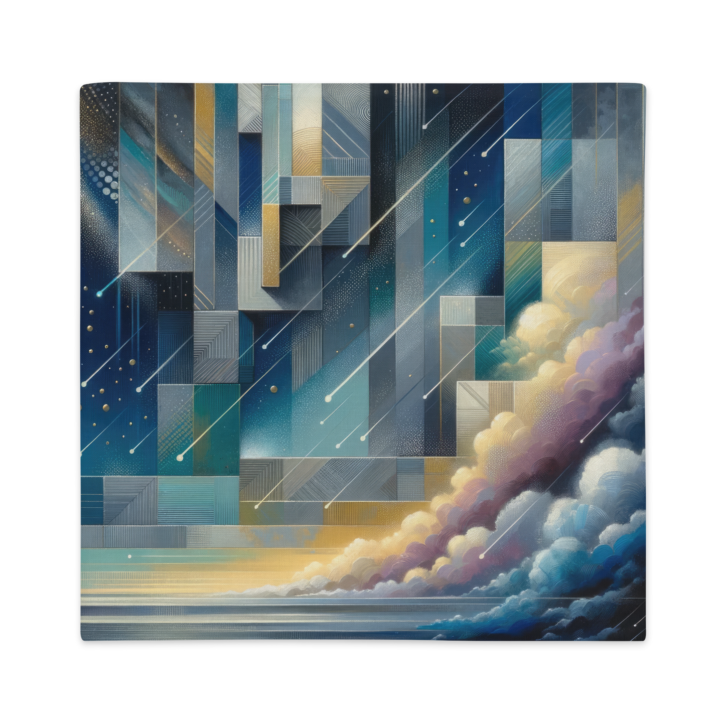 Abstract Art Pillow Case: Exploratory Echelons (Cover Only)