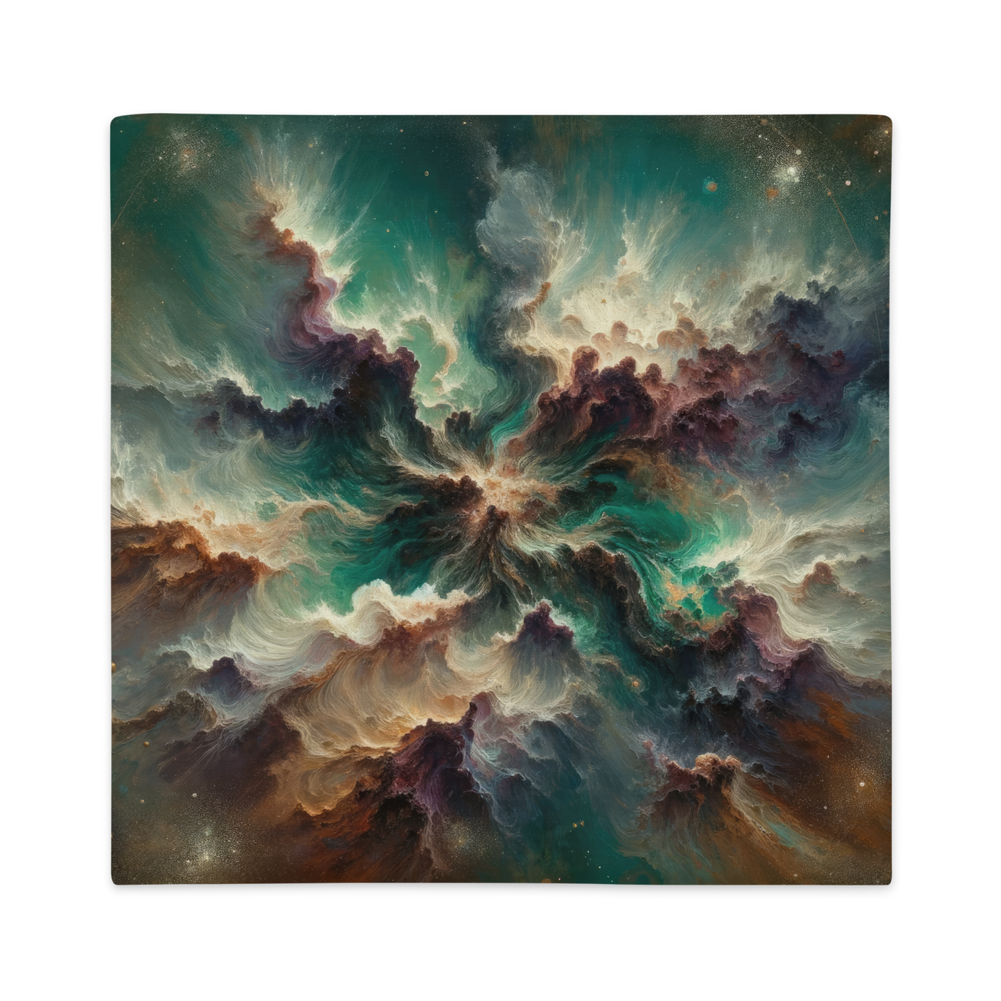 Abstract Art Pillow Case: Grounded Galaxy (Cover Only)