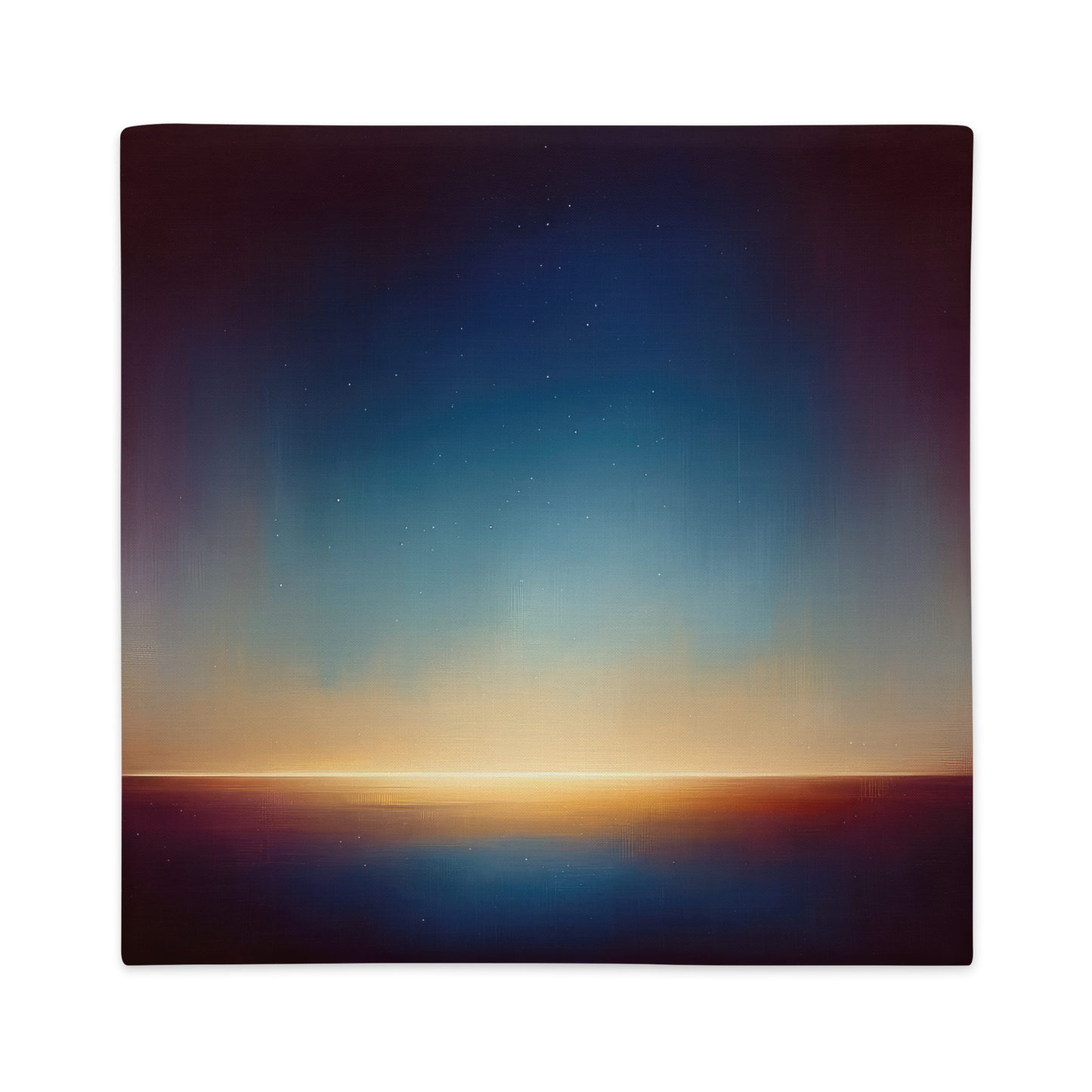 Abstract Art Pillow Case: Pensive Panorama (Cover Only)