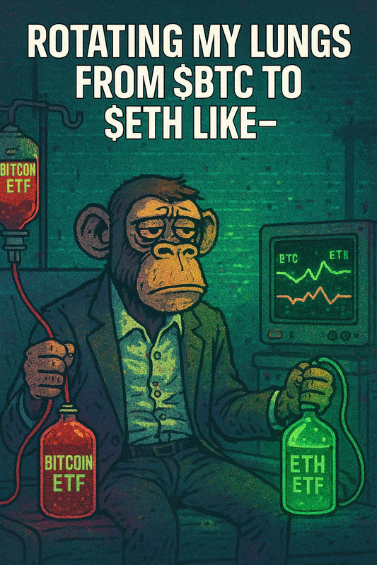 BTC ETFs on Life Support, ETH Pops Oxygen, Japan Mixes a BTC/XRP Cocktail