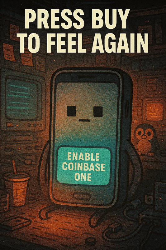 Pixel-noir scene of a lone figure climbing neon price stairs toward ATH as $BTC hovers near $124k; rain, scanlines, bold captions SO CLOSE and BOSS FIGHT: ATH.