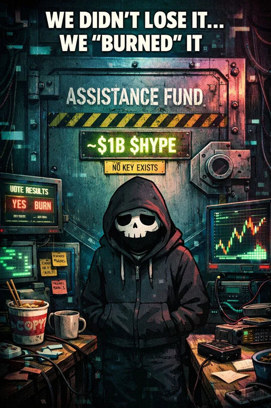 Anime trader guards a locked $1B vault as validators stamp BURN; “inaccessible” $HYPE supply math, $USDH vibes