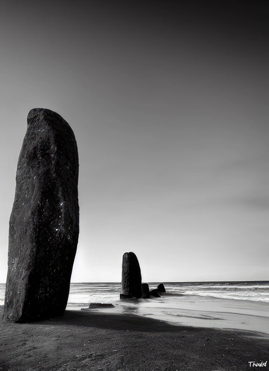 Megaliths Among the Elements - Beach