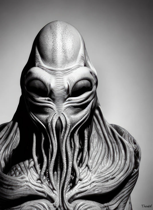 Portraits of Fictional Creatures - Alien