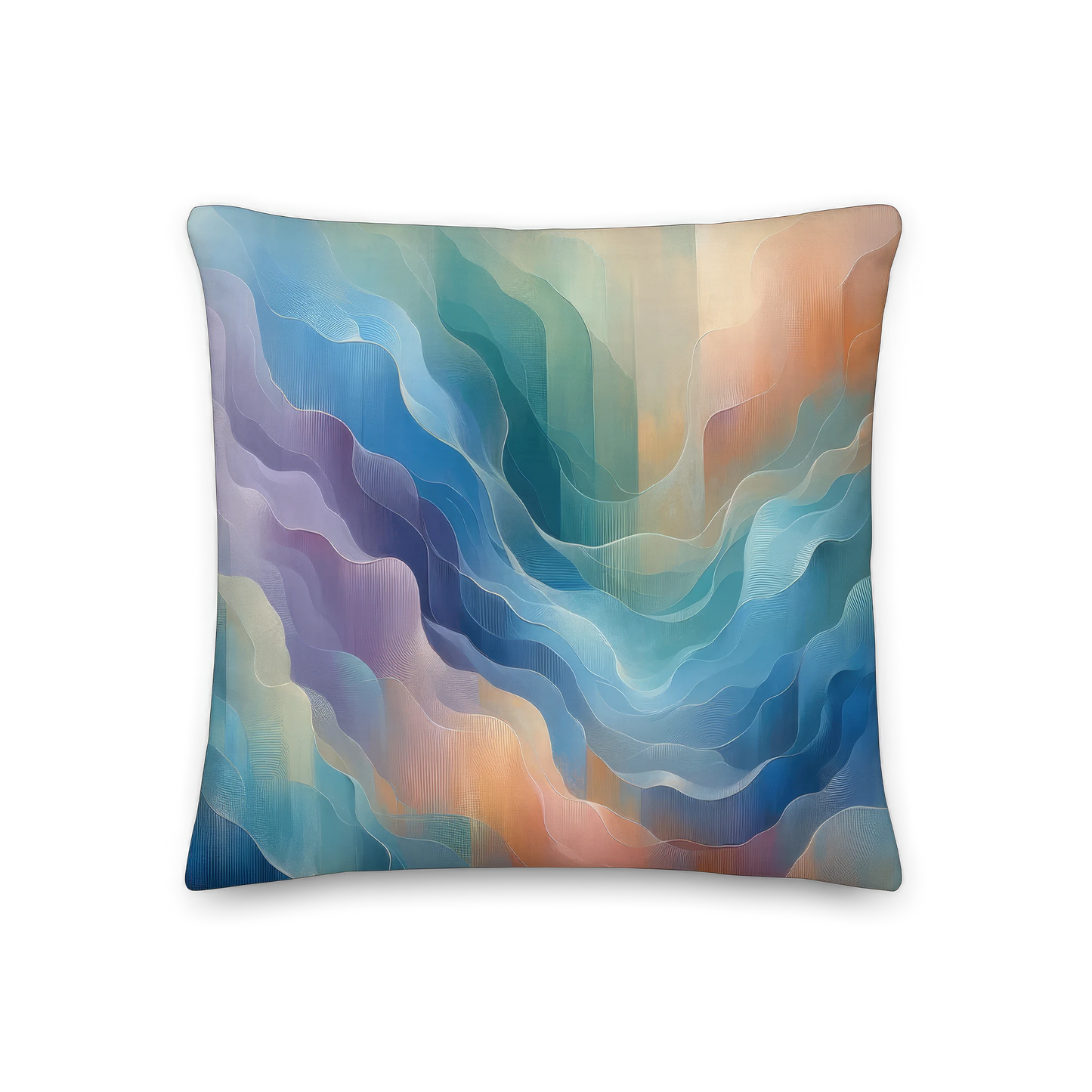 Abstract Art Pillow: Unveiling Veils