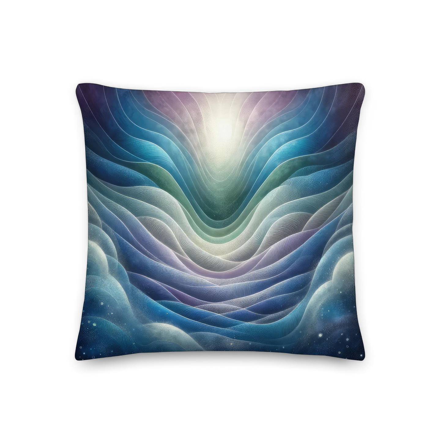 Abstract Art Pillow: Resonant Reverie