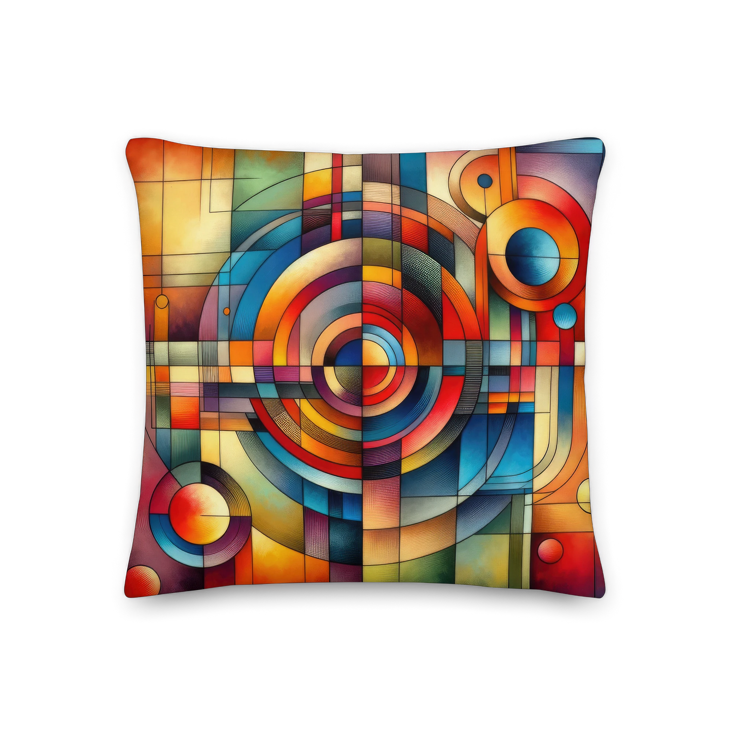 Abstract Art Pillow: Synthesis Spectrum