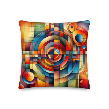 Abstract Art Pillow: Synthesis Spectrum