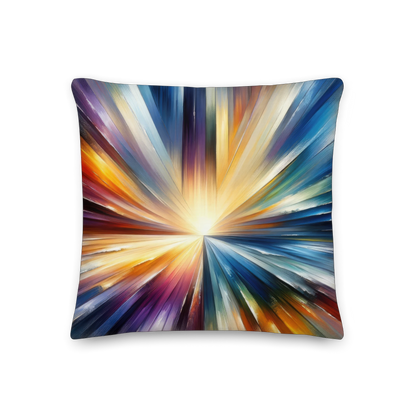 Abstract Art Pillow: Synthesis of Horizons