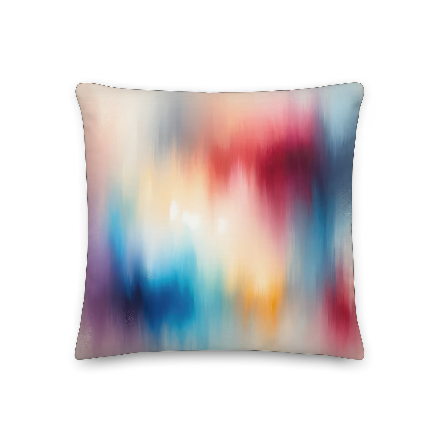 Abstract Art Pillow: Evolving Spectrum