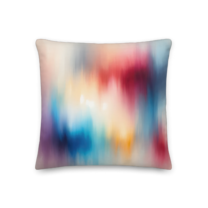 Abstract Art Pillow: Evolving Spectrum