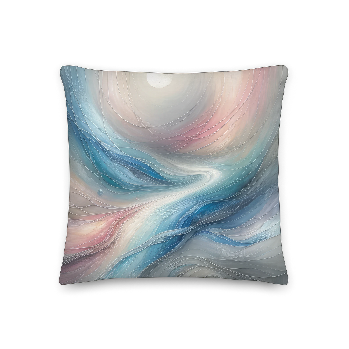 Abstract Art Pillow: Compassionate Currents