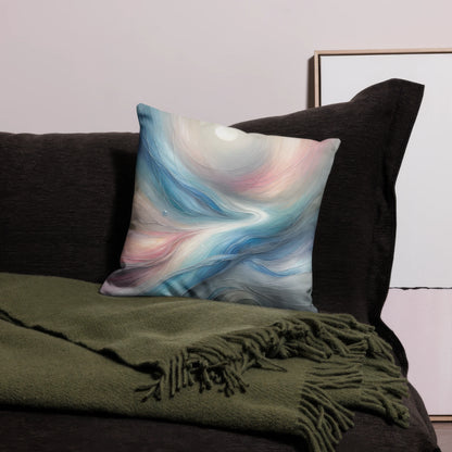 Abstract Art Pillow: Compassionate Currents