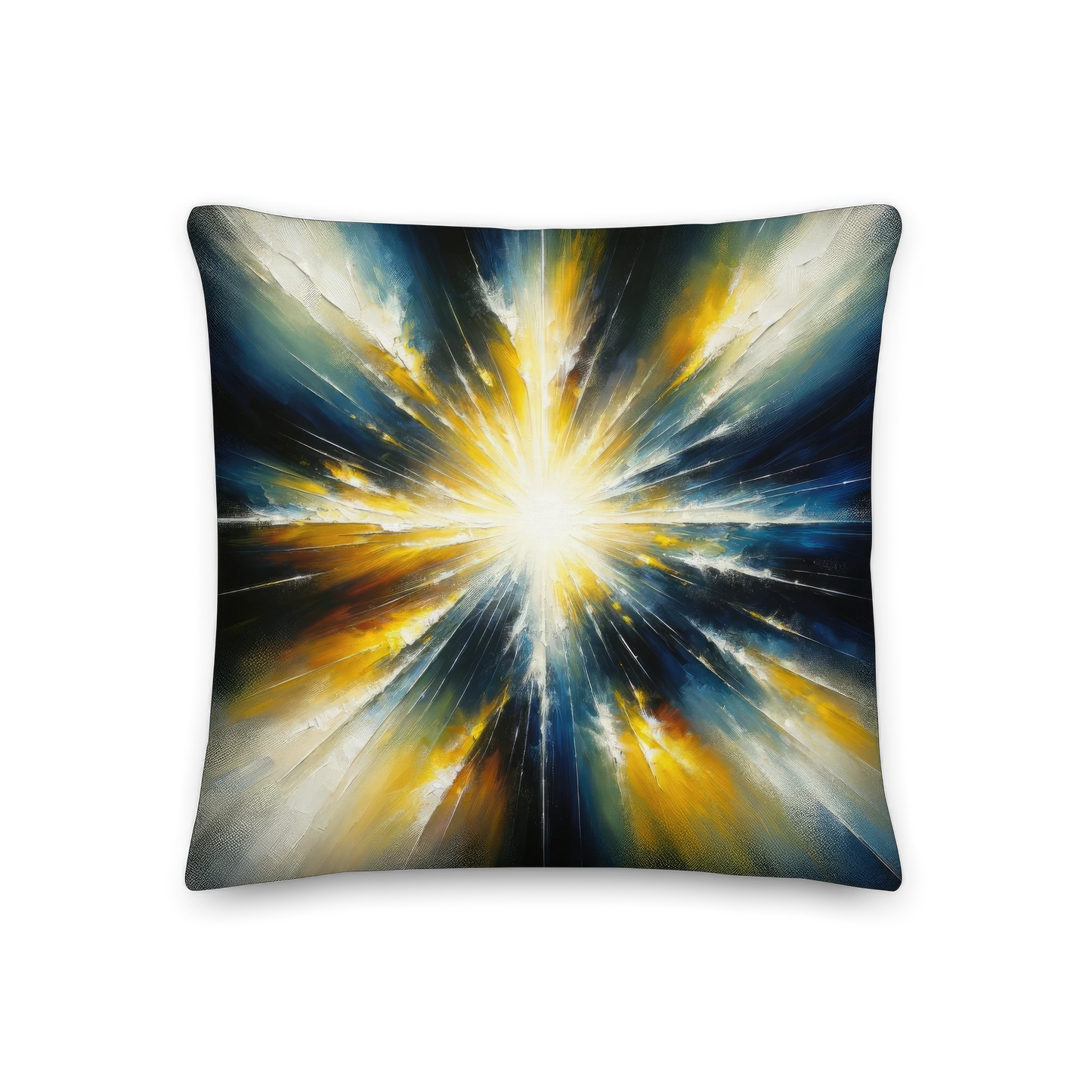 Abstract Art Pillow: Enlightening Emanations