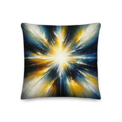 Abstract Art Pillow: Enlightening Emanations