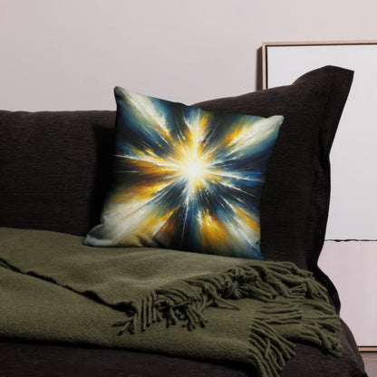 Abstract Art Pillow: Enlightening Emanations