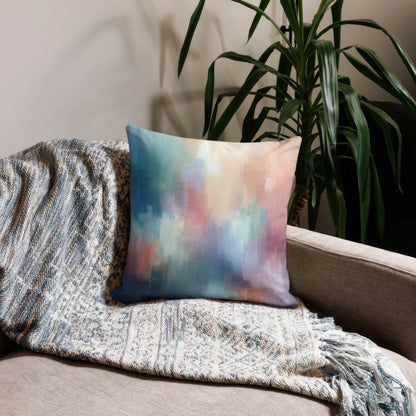 Abstract Art Pillow: Empathetic Resonance