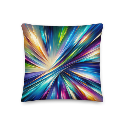 Abstract Art Pillow: Visionary Spectrum