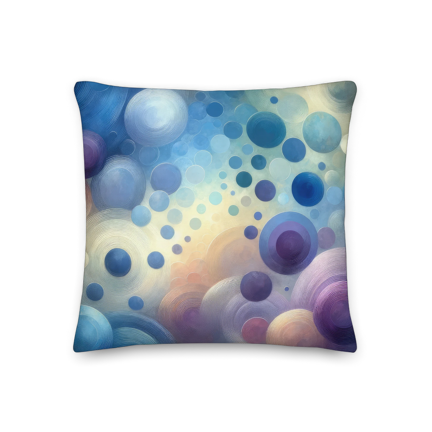 Abstract Art Pillow: Empathic Echoes