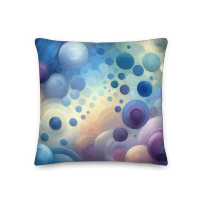 Abstract Art Pillow: Empathic Echoes