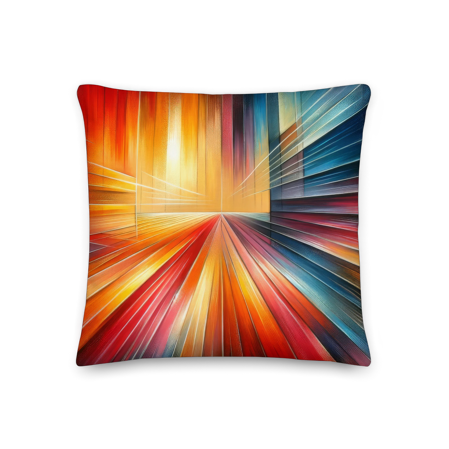 Abstract Art Pillow: Progressive Pulse