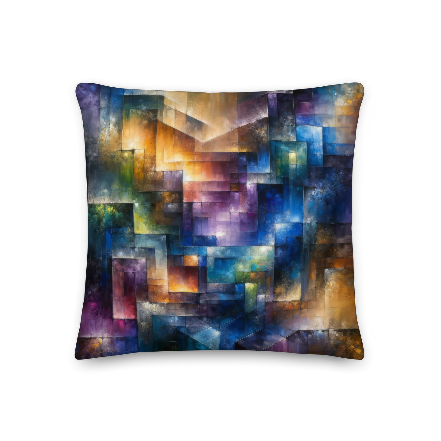 Abstract Art Pillow: Depth of Perception