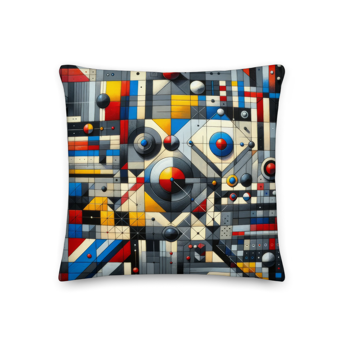 Abstract Art Pillow: Insightful Depths