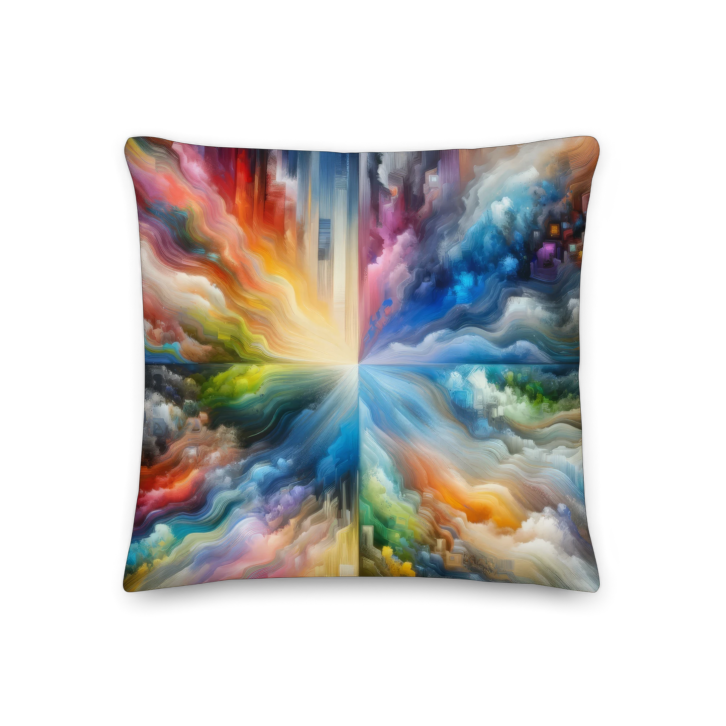 Abstract Art Pillow: Infinite Potential