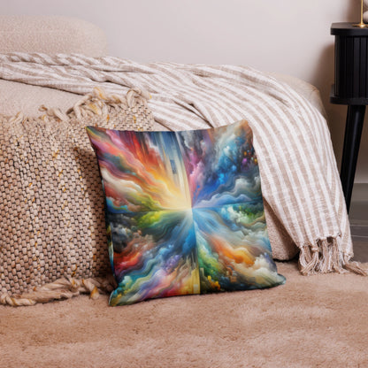 Abstract Art Pillow: Infinite Potential