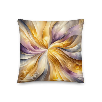 Abstract Art Pillow: Reflections of Gratitude