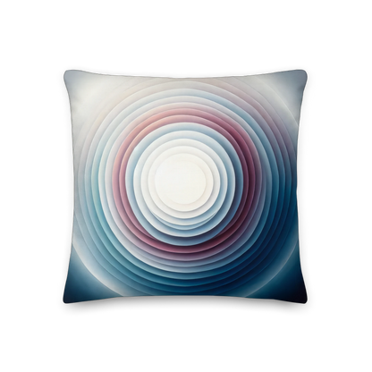 Abstract Art Pillow: Echoes of Emergence