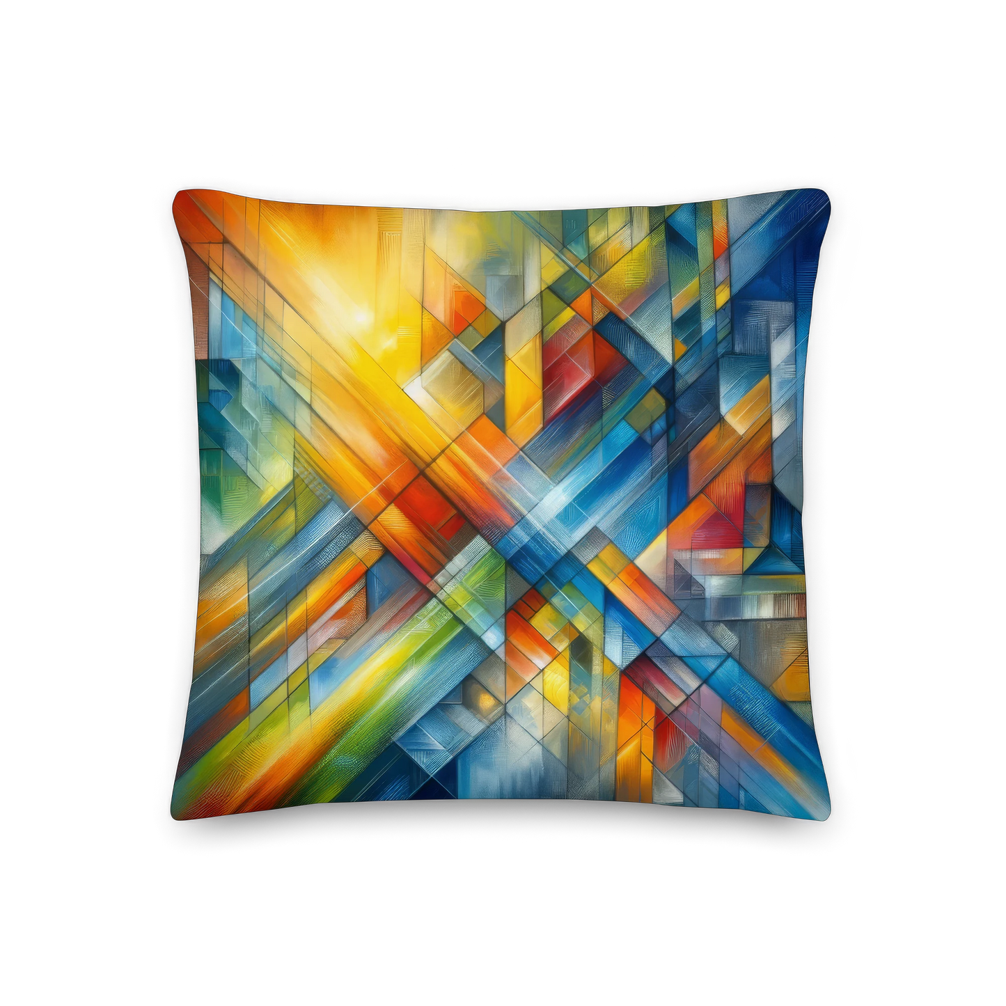 Abstract Art Pillow: Threshold of Integration