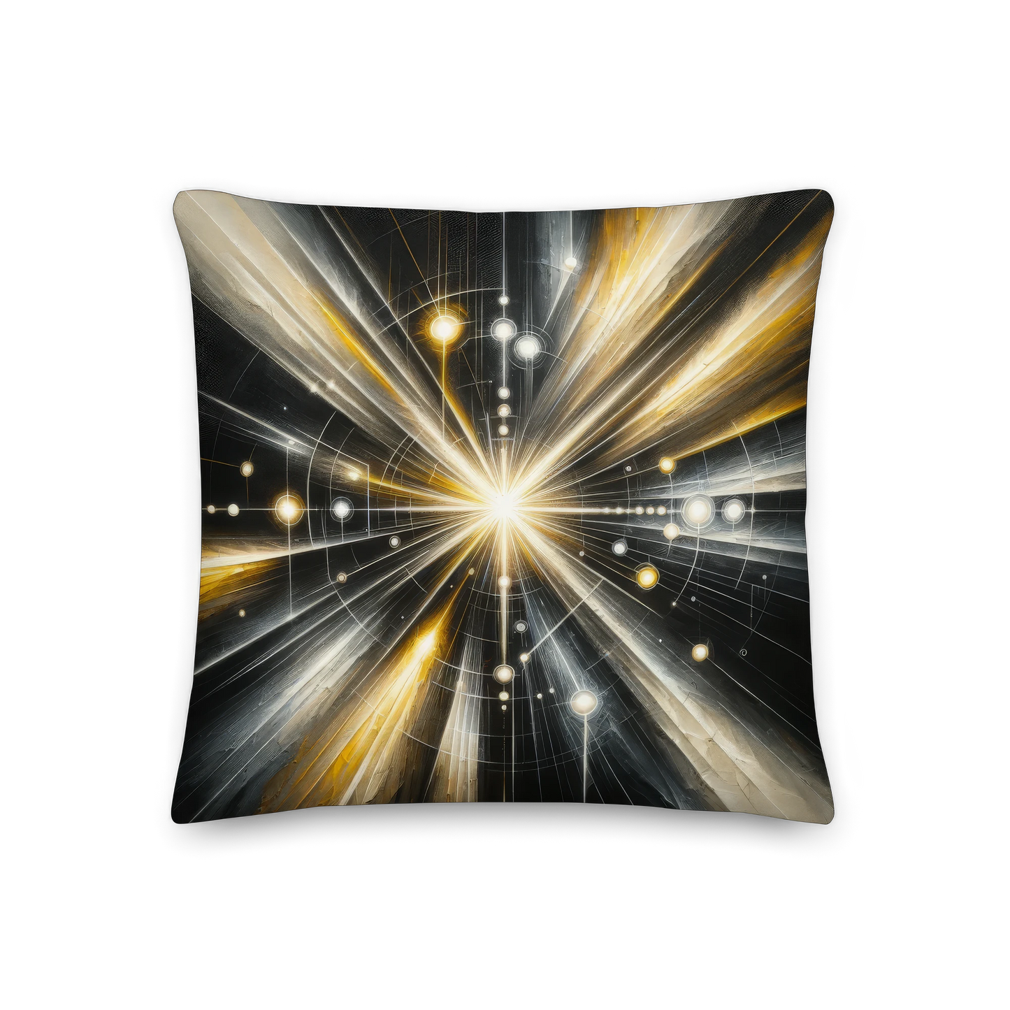 Abstract Art Pillow: Legacy of Light