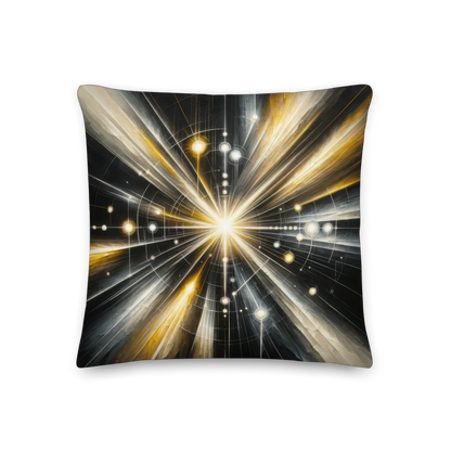 Abstract Art Pillow: Legacy of Light