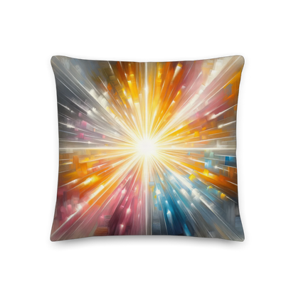 Abstract Art Pillow: Impetus of Illumination