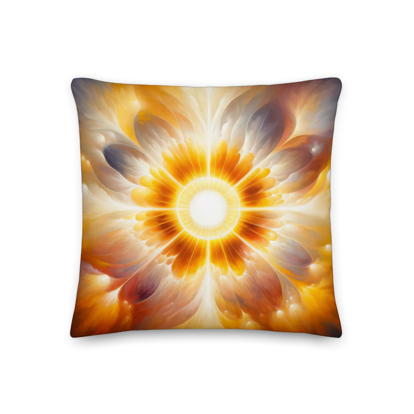 Abstract Art Pillow: Legacy's Luminance