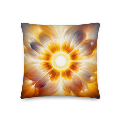 Abstract Art Pillow: Legacy's Luminance