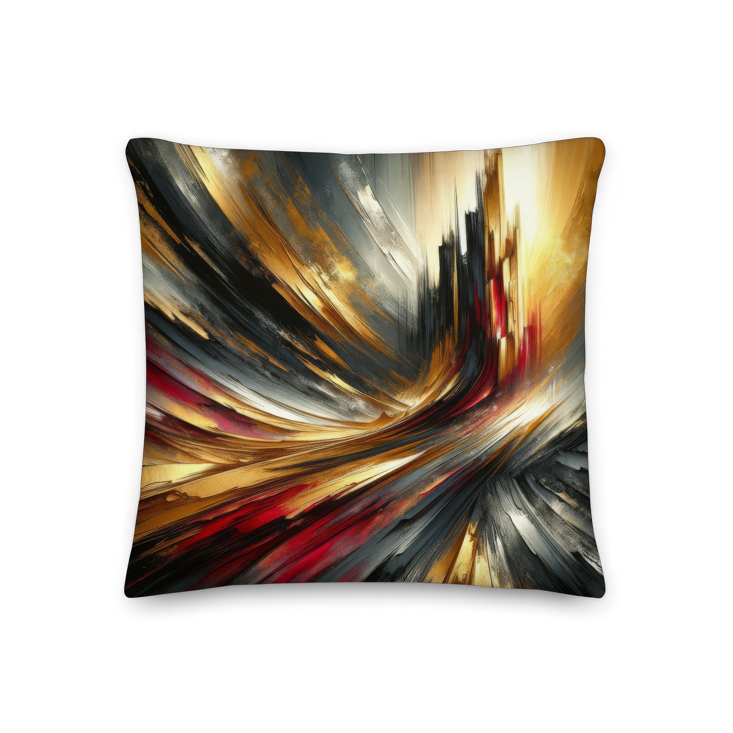 Abstract Art Pillow: Empowerment Essence