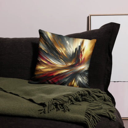 Abstract Art Pillow: Empowerment Essence