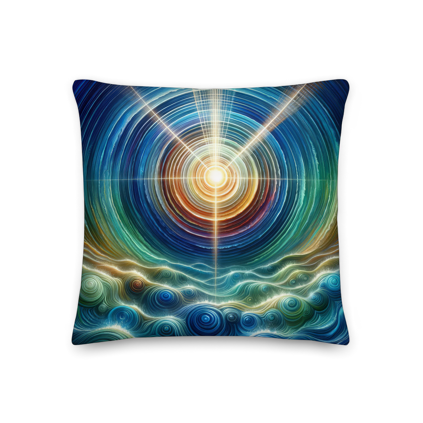 Abstract Art Pillow: Legacy's Resonance