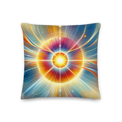 Abstract Art Pillow: Eternal Enlightenment