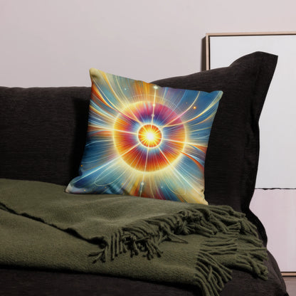 Abstract Art Pillow: Eternal Enlightenment