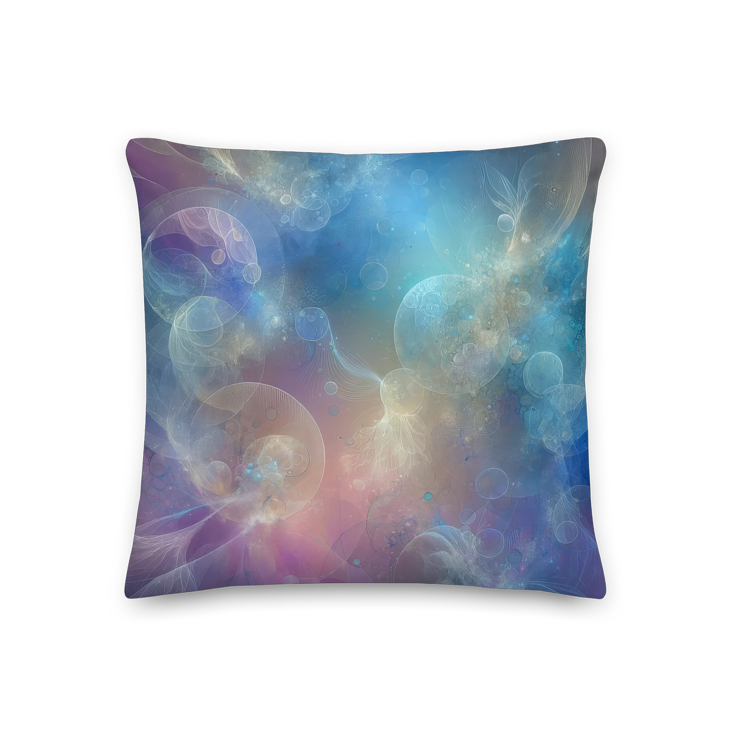 Abstract Art Pillow: Ethereal Legacy