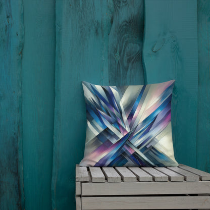 Abstract Art Pillow: Focused Flux