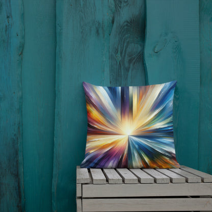 Abstract Art Pillow: Synthesis of Horizons