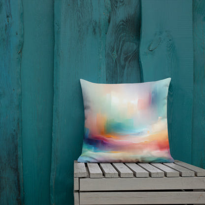 Abstract Art Pillow: Empathetic Spectrum