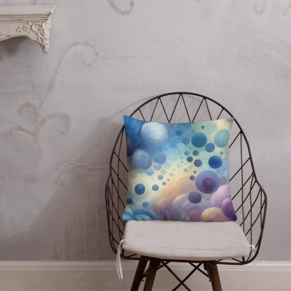 Abstract Art Pillow: Empathic Echoes